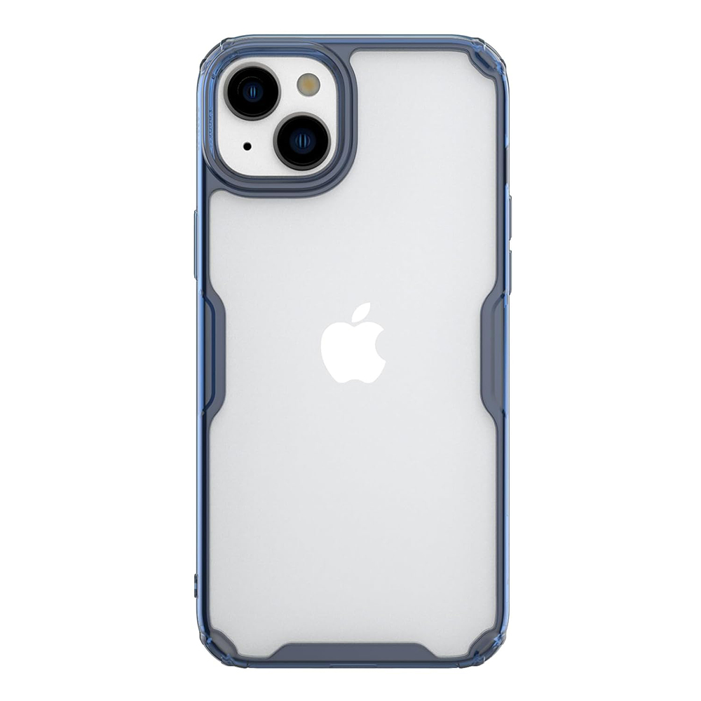 Удароустойчив калъф Nillkin Nature TPU Pro за Iphone 15, Син
