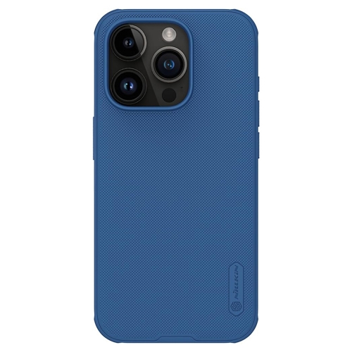 Удароустойчив калъф Nillkin Super Pro Frosted за Iphone 15 Pro Max, Син