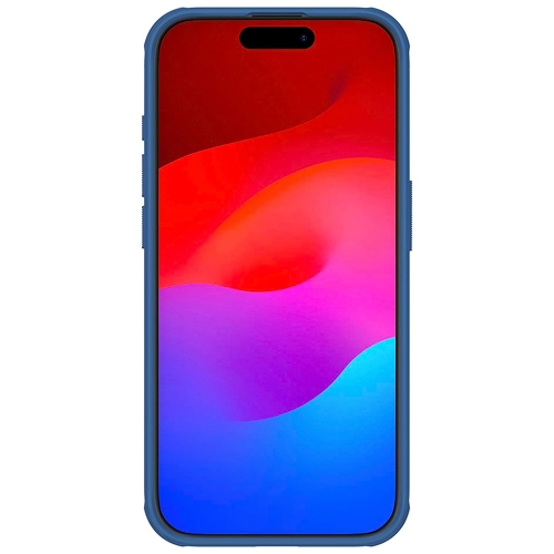Удароустойчив калъф Nillkin Super Pro Frosted за Iphone 15 Pro Max, Син