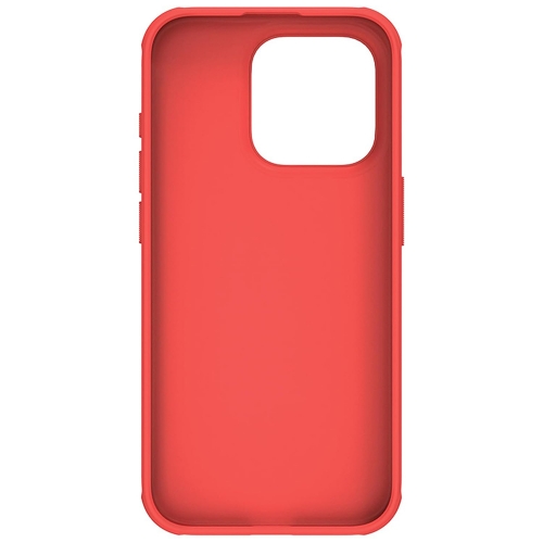 Удароустойчив калъф Nillkin Super Pro Frosted за Iphone 15 Pro Max, Червен