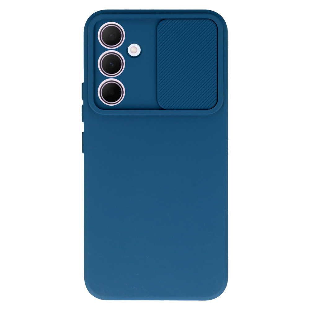 Силиконов калъф Camshield Soft за Samsung Galaxy A35 5G, Син