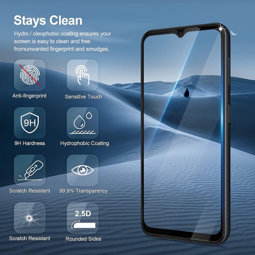 Стъклен Протектор 5D Full Glue за Samsung Galaxy A14, Черен