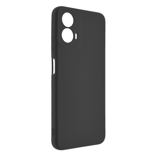 Силиконов калъф Tint за Motorola Moto G34, Черен