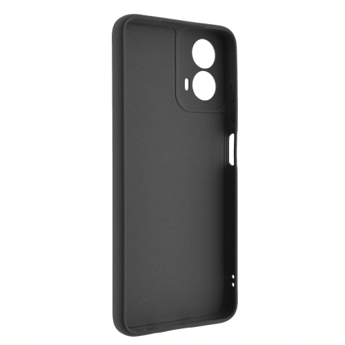Силиконов калъф Tint за Motorola Moto G34, Черен