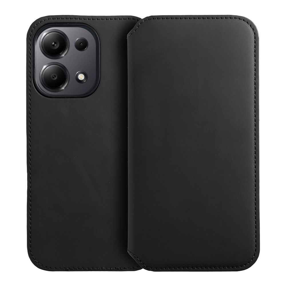 Калъф тефтер Dual Pocket за Xiaomi Redmi Note 13 Pro 4G, Черен