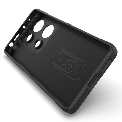 Силиконов калъф Wear-resistant за Xiaomi Redmi Note 13 Pro 4G, Черен