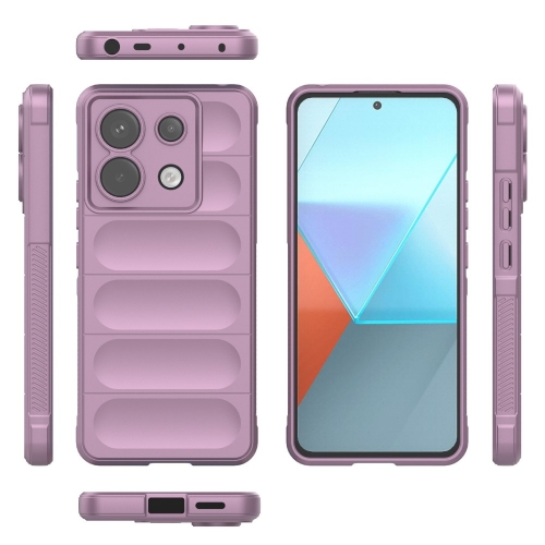 Силиконов калъф Wear-resistant за Xiaomi Redmi Note 13 Pro 5G, Светло лилав