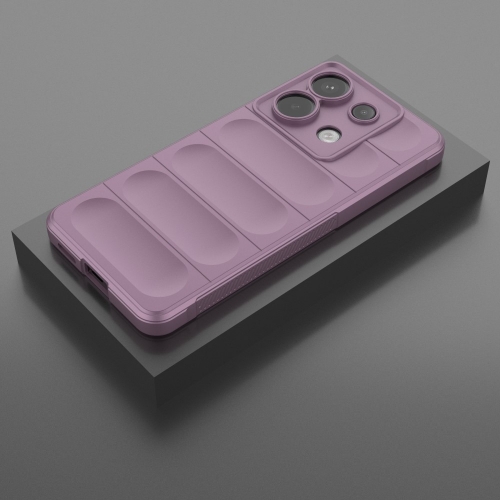 Силиконов калъф Wear-resistant за Xiaomi Redmi Note 13 Pro 5G, Светло лилав