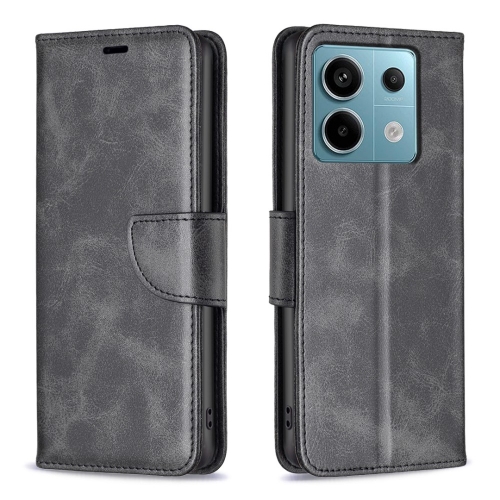 Калъф тефтер Leather Wallet за Xiaomi Redmi Note 13 Pro 5G, Черен