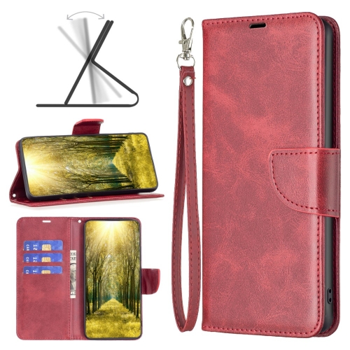 Калъф тефтер Leather Wallet за Xiaomi Redmi Note 13 Pro 5G, Червен
