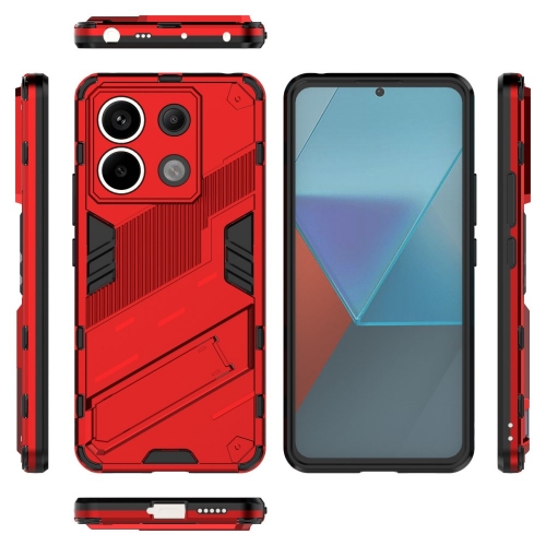 Удароустойчив калъф Shockproof за Xiaomi Redmi Note 13 Pro 5G, Червен