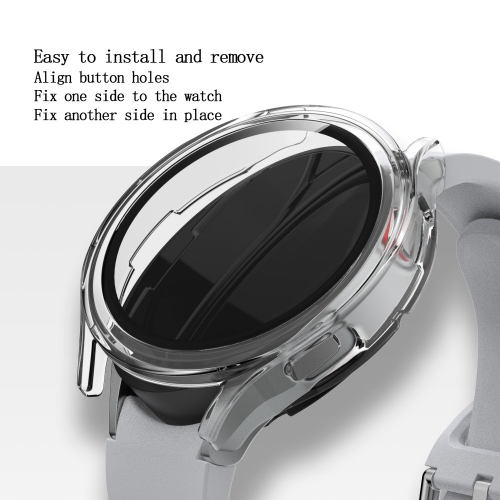 Калъф за Samsung Galaxy Watch 4 44mm, Прозрачен