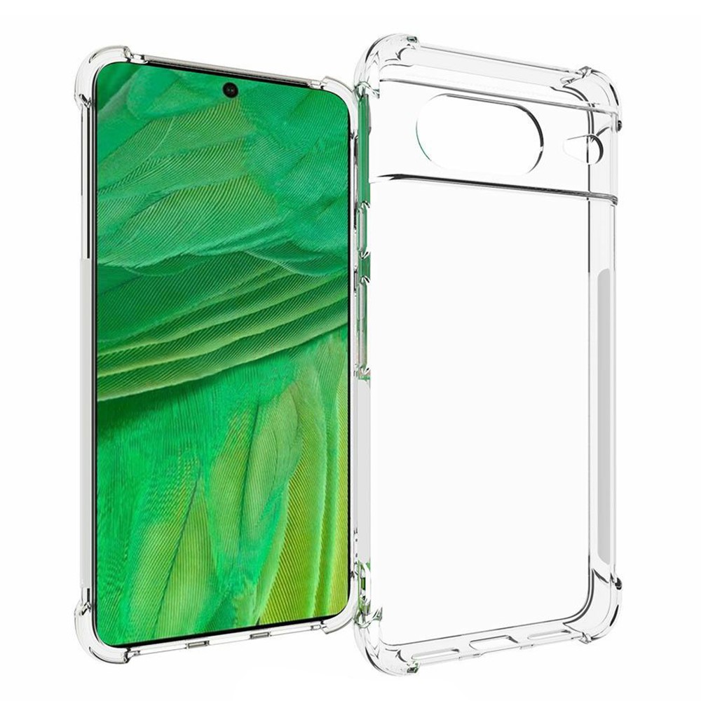 Силиконов калъф Anti-drop за Google Pixel 8, Прозрачен