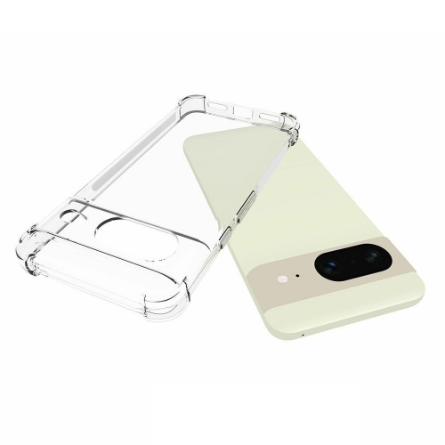 Силиконов калъф Anti-drop за Google Pixel 8, Прозрачен