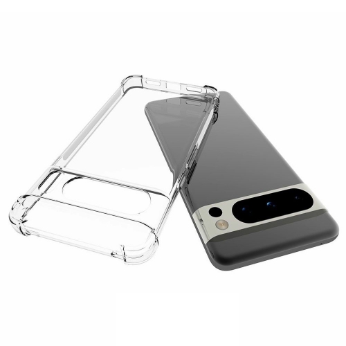 Силиконов калъф Anti-drop за Google Pixel 8 Pro, Прозрачен