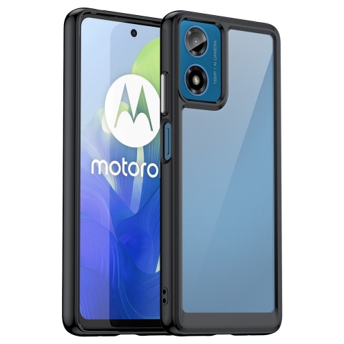 Удароустойчив калъф Acrylic за Matorola Moto G24, G04, Черен