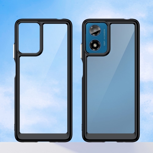 Удароустойчив калъф Acrylic за Matorola Moto G24, G04, Черен