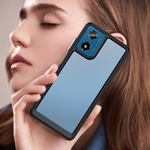 Удароустойчив калъф Acrylic за Matorola Moto G24, G04, Черен