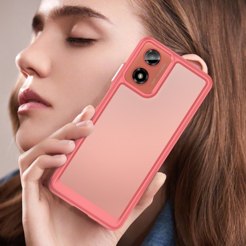 Удароустойчив калъф Acrylic за Matorola Moto G24, G04, Червен