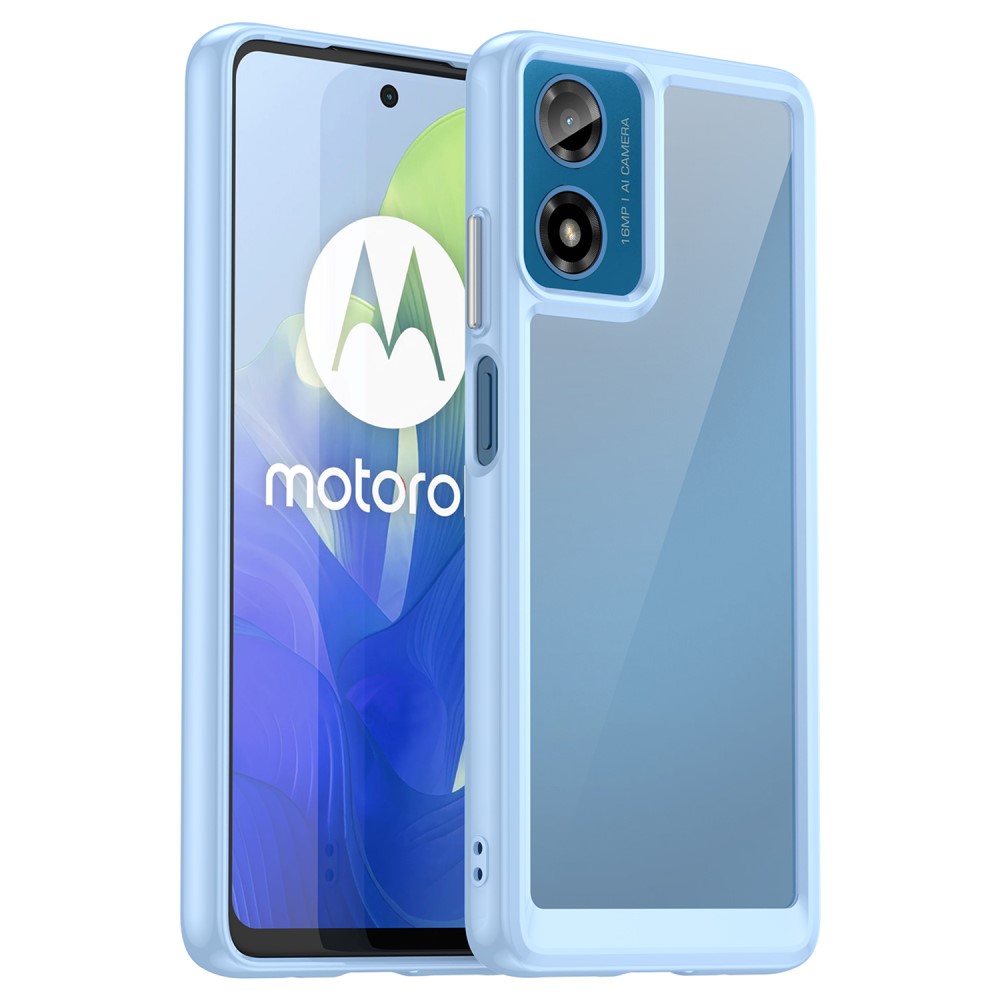 Удароустойчив калъф Acrylic за Matorola Moto G24, G04, Син