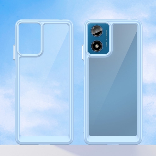 Удароустойчив калъф Acrylic за Matorola Moto G24, G04, Син