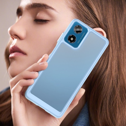 Удароустойчив калъф Acrylic за Matorola Moto G24, G04, Син