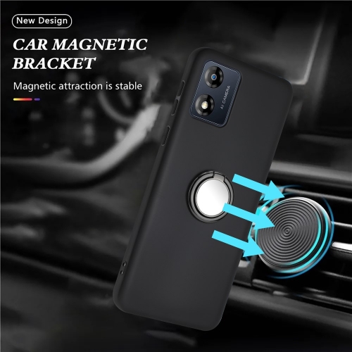 Силиконов калъф Silicone Ring за Motorola Moto E13, Черен