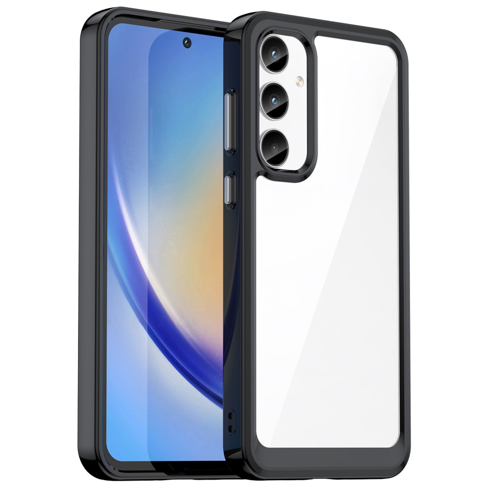 Удароустойчив калъф Acrylic за Samsung Galaxy A35 5G, Черен