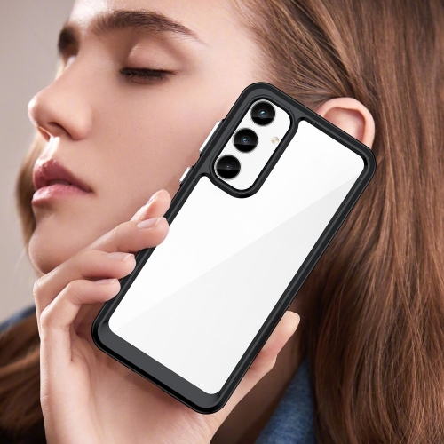 Удароустойчив калъф Acrylic за Samsung Galaxy A35 5G, Черен