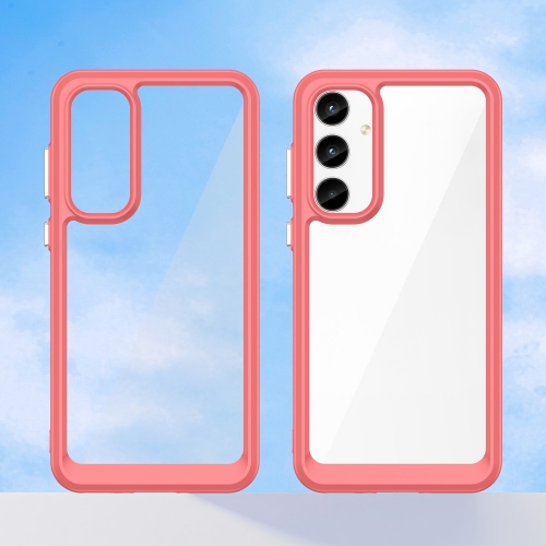 Удароустойчив калъф Acrylic за Samsung Galaxy A35 5G, Червен