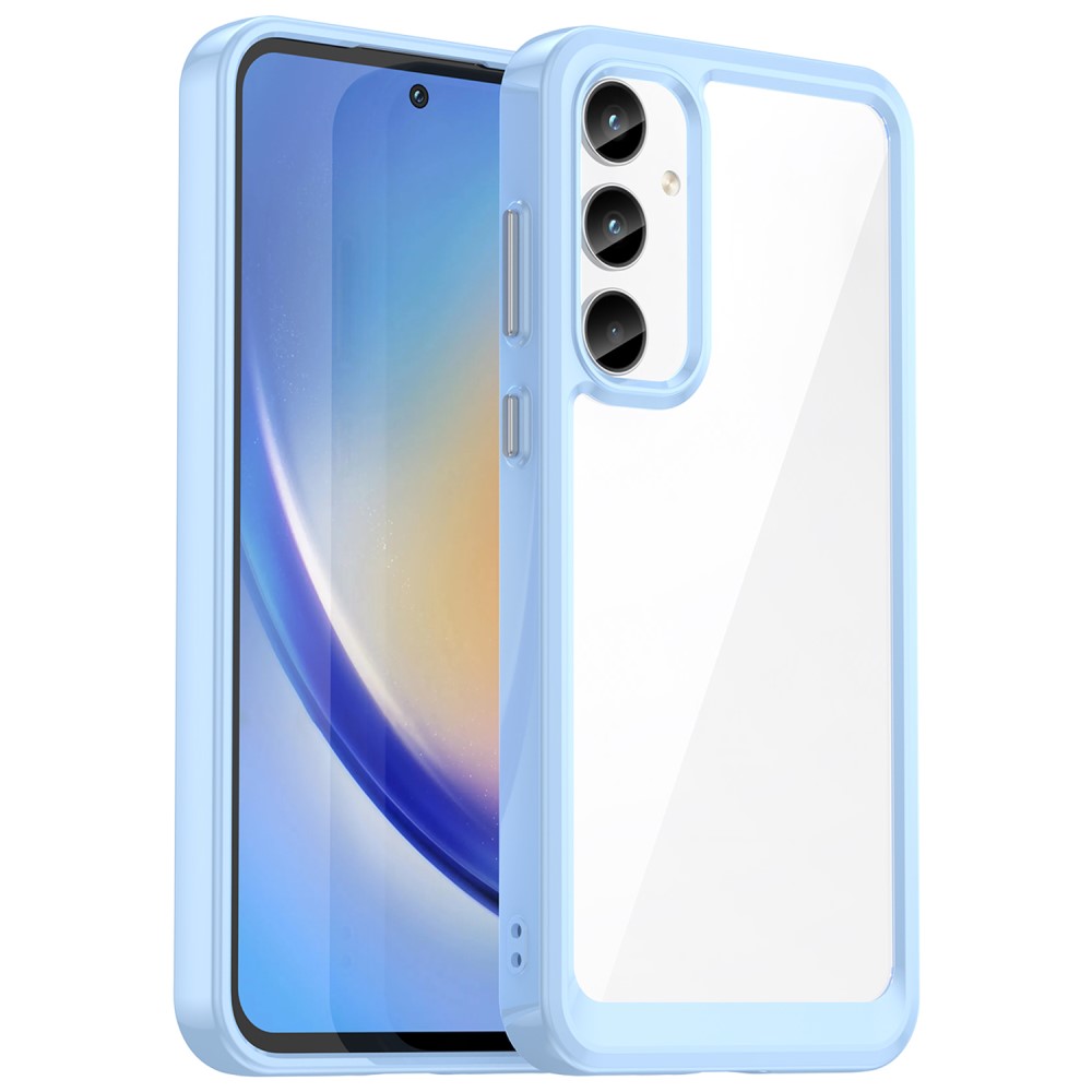Удароустойчив калъф Acrylic за Samsung Galaxy A35 5G, Син