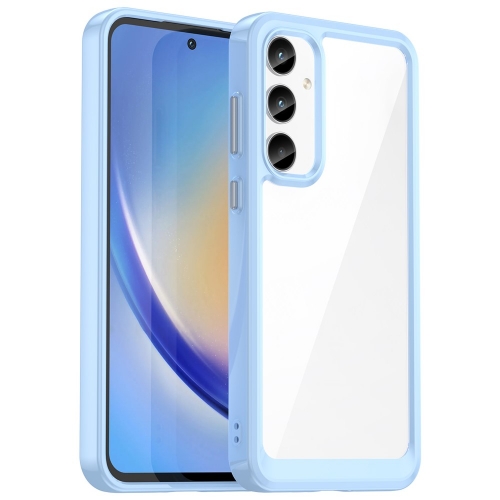 Удароустойчив калъф Acrylic за Samsung Galaxy A35 5G, Син