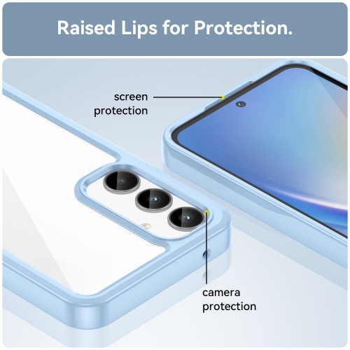 Удароустойчив калъф Acrylic за Samsung Galaxy A35 5G, Син