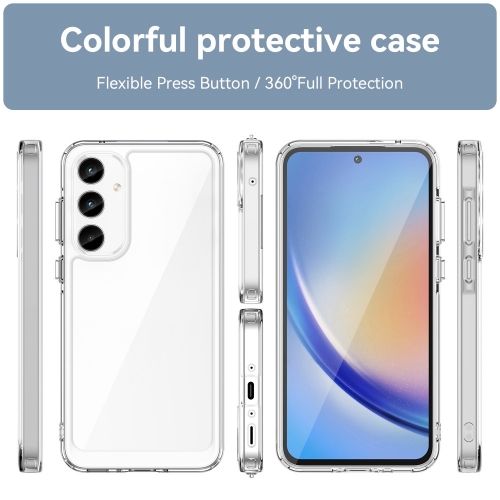 Удароустойчив калъф Acrylic за Samsung Galaxy A35 5G, Прозрачен