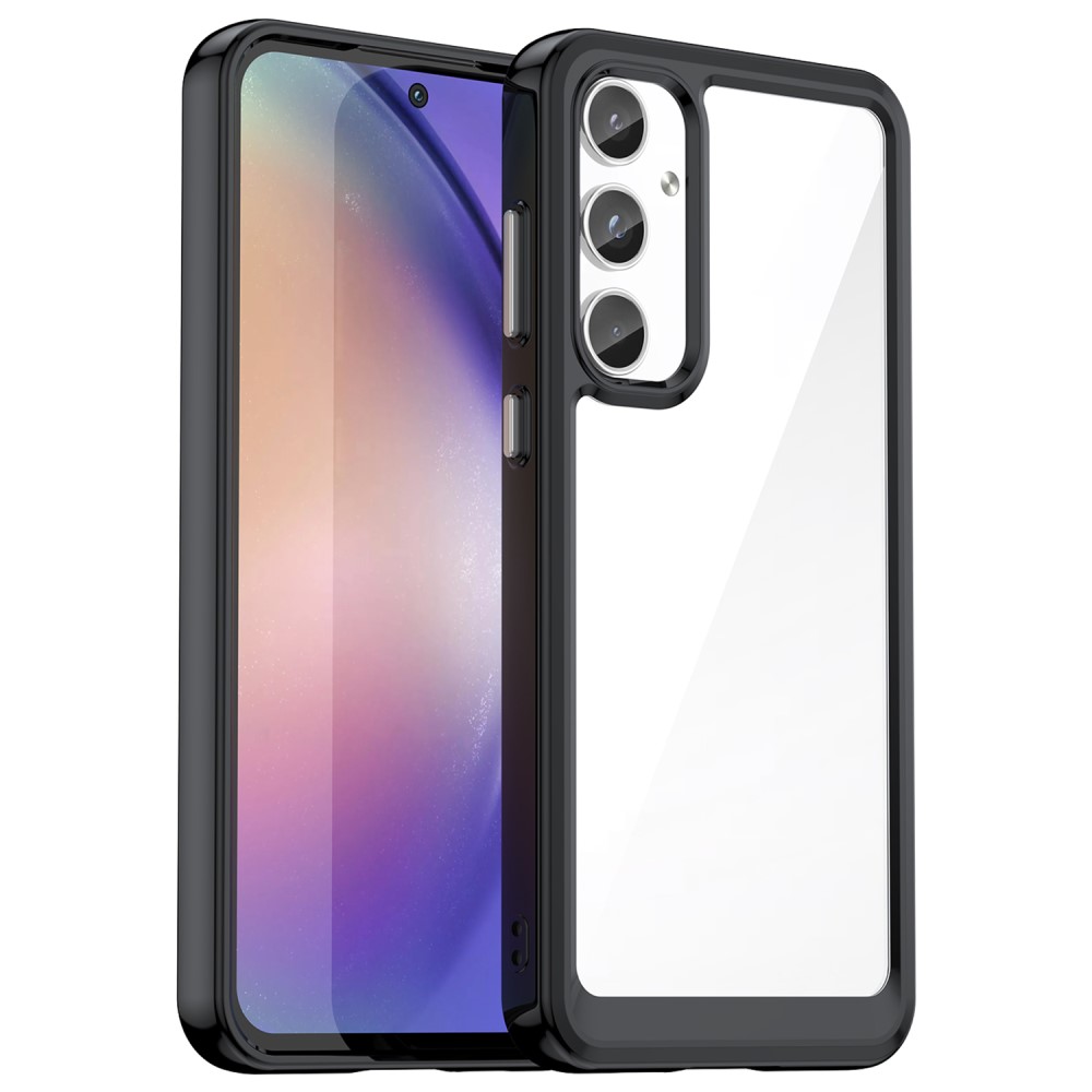 Удароустойчив калъф Acrylic за Samsung Galaxy A55 5G, Черен