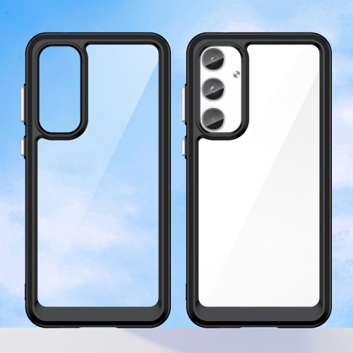 Удароустойчив калъф Acrylic за Samsung Galaxy A55 5G, Черен