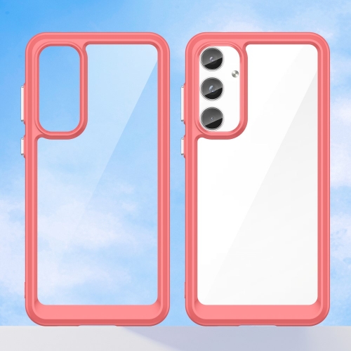 Удароустойчив калъф Acrylic за Samsung Galaxy A55 5G, Червен