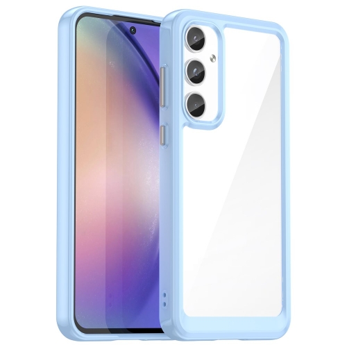 Удароустойчив калъф Acrylic за Samsung Galaxy A55 5G, Син