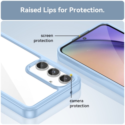 Удароустойчив калъф Acrylic за Samsung Galaxy A55 5G, Син