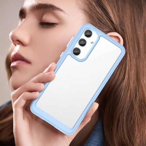 Удароустойчив калъф Acrylic за Samsung Galaxy A55 5G, Син