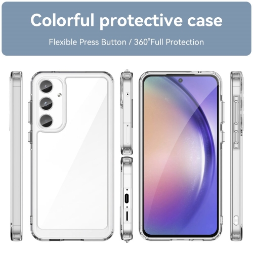 Удароустойчив калъф Acrylic за Samsung Galaxy A55 5G, Прозрачен