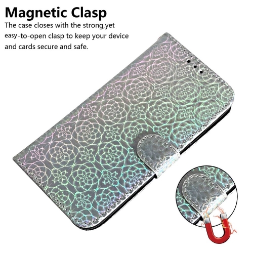 Калъф тефтер Dazzling Flower за Samsung Galaxy A35 5G, Сив