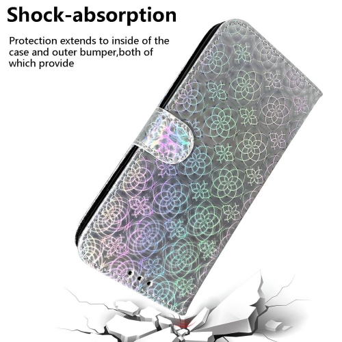 Калъф тефтер Dazzling Flower за Samsung Galaxy A35 5G, Сив