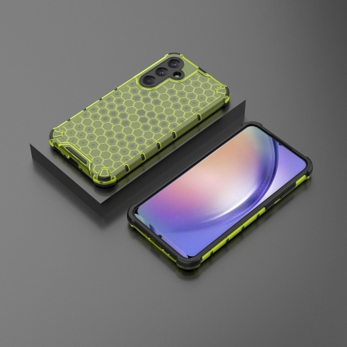 Удароустойчив калъф Shock Absorber за Samsung Galaxy A35 5G, Зелен