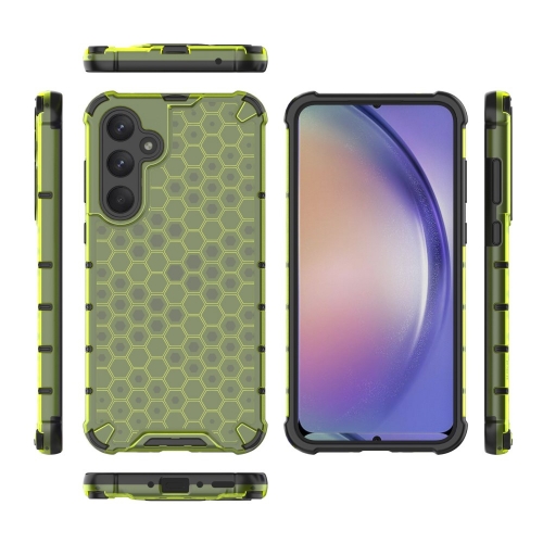 Удароустойчив калъф Shock Absorber за Samsung Galaxy A35 5G, Зелен