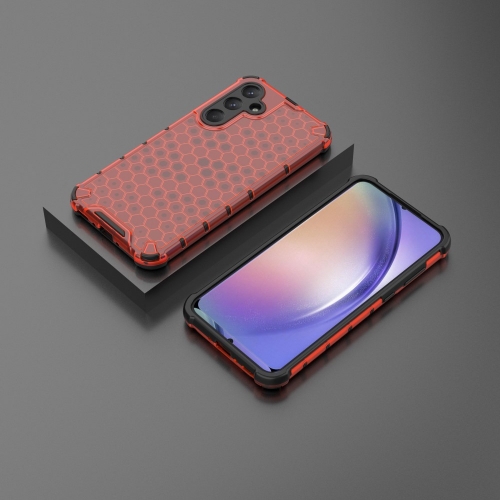 Удароустойчив калъф Shock Absorber за Samsung Galaxy A35 5G, Червен