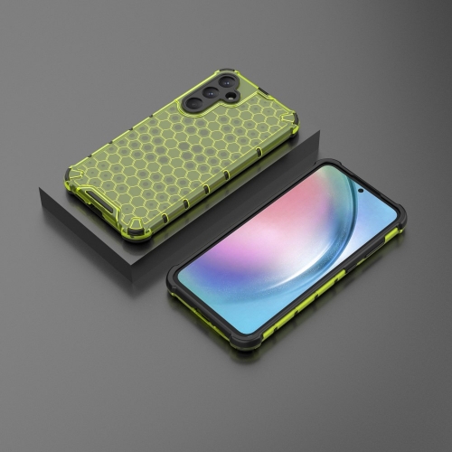 Удароустойчив калъф Shock Absorber за Samsung Galaxy A55 5G, Зелен
