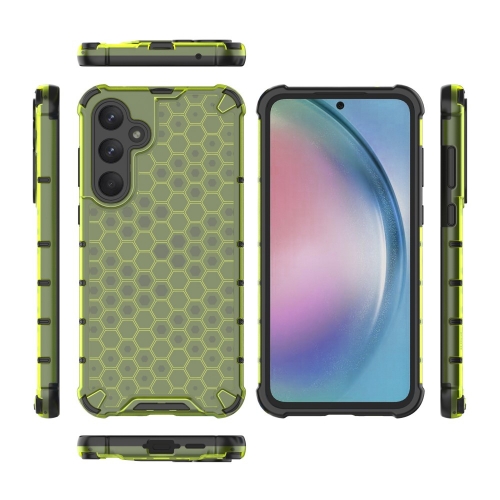 Удароустойчив калъф Shock Absorber за Samsung Galaxy A55 5G, Зелен