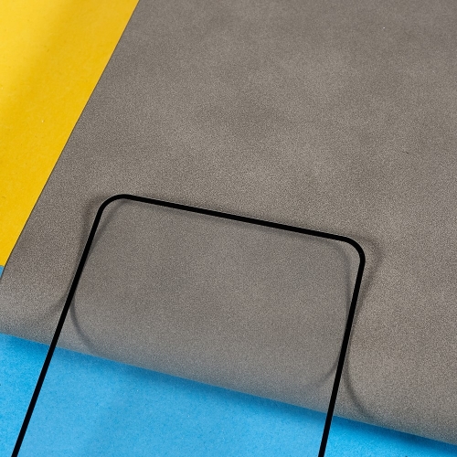 Стъклен Протектор Full Glue за Motorola Moto G24, Черен