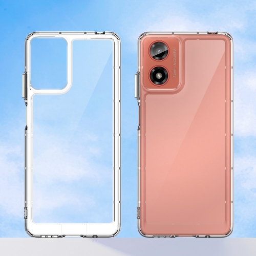 Удароустойчив калъф Acrylic за Motorola Moto G24, G04, Прозрачен
